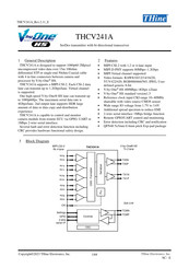 THine THCV241A Manual