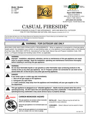 O.W. Lee CASUAL FIRESIDE 51-156MR Manual