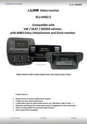 NavLinkz r.LiNK RL2-MIB2-E Manual