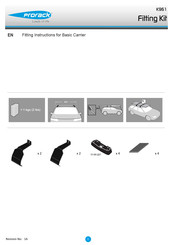 Prorack K961 Fitting Instructions Manual