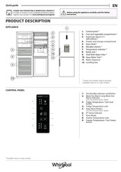 Whirlpool WB70I 953 X Quick Manual