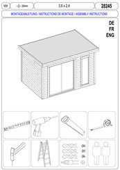 Finn Art Blockhaus Sydney 45 Assembly Instructions Manual