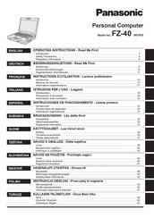 Panasonic FZ-40 Operating Instructions Manual