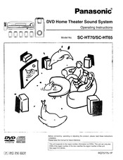 Panasonic SC-HT65 Operating Instructions Manual