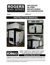 Kobelco ROGERS KNWA2-DPXR Instruction Manual