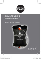FDI FDI-SD20 Manual