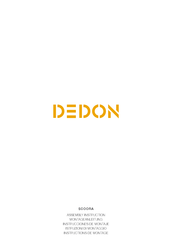 DEDON SCOORA Assembly Instruction Manual