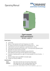 Motrona IO223 Operating Manual