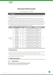 KCFA EQ3 Series Product Instruction Manual