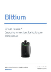 Bittium Respiro Operating Instructions Manual