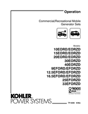 Kohler 10EORD Operation