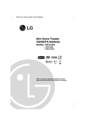 LG FBS-D162V Owner's Manual