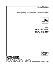Kohler 3APU-HC-24V Installation Manual