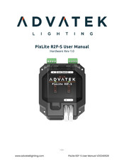 ADVATEK LIGHTING PixLite R2F-S User Manual