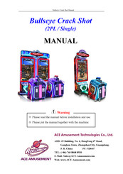 Ace Amusement Bullseye CrackShot Manual