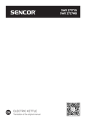 Sencor SWK 2727MB Translation Of The Original Manual