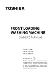 Toshiba TW-BK115GF4T Owner's Manual