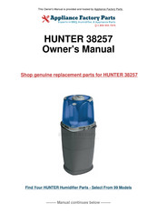Hunter The Care Free 38257 Manual