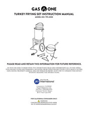 GAS ONE TFS-4500 Instruction Manual