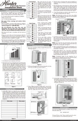 Hunter 44378 Installation Sheet