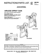 Graco 217593 Instructions And Parts List