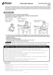 Richell 98867 Instruction Manual