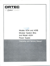 EG&G ORTEC 401A Operating And Service Manual