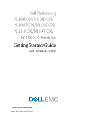 Dell Networking N1108T-ON Getting Started Manual