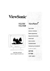 ViewSonic ViewPanel VG150B User Manual