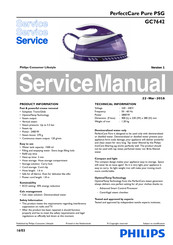 Philips PerfectCare Pure PSG Service Manual