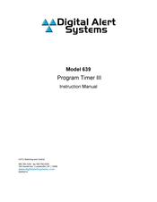 Digital Alert Systems 639 Instruction Manual