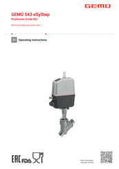 Gemu 543 eSyStep Operating Instructions Manual