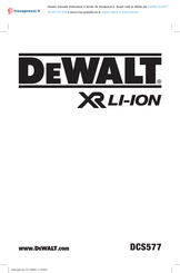 DeWalt DCS577 Original Instructions Manual