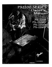 Fender PX-2200 Series Owner's Manual