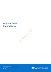 Dell Latitude 5450 Owner's Manual