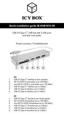 Icy Box IB-HUB1413-CR Quick Installation Manual