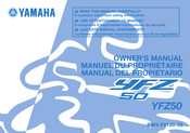 Yamaha YFZ50 2022 Owner's Manual