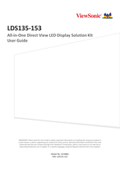 ViewSonic LDS135-153 User Manual