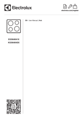 Electrolux EGS64041X User Manual