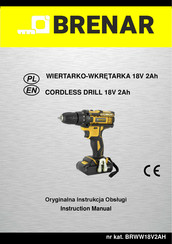 Brenar BRWW18V2AH Instruction Manual