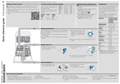 Bosch SMS6EDW02G/48 Quick Reference Manual