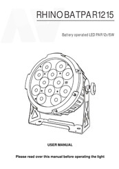 Avtech RHINOBATPAR1215 User Manual