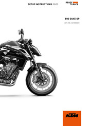 KTM 890 DUKE GP EU 2023 Setup Instructions