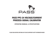 Pass PPC-24 Operating Manual & Specifications