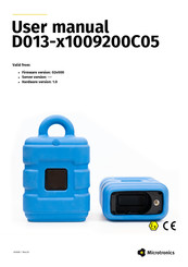 Microtronics myDatalog D013-x1009200C05 User Manual