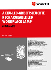 wurth MINI MULTI Translation Of The Original Operating Instructions