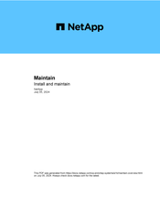 NetApp AFF A1K Maintenance Manual