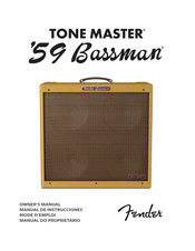 Fender 2274513000 Owner's Manual