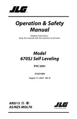 JLG 670SJ Self Leveling Operation & Safety Manual
