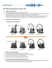 Plantronics Savi W730-M Faq